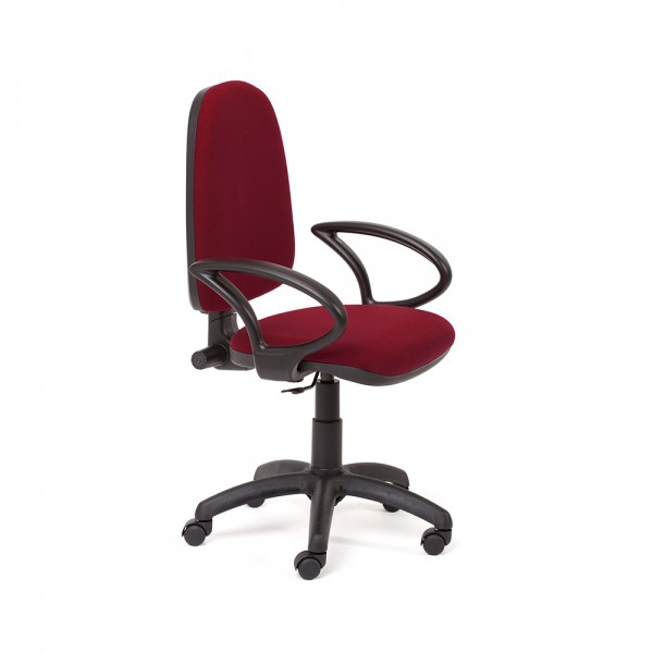 Silla operativa RD-930 brazos Burdeos