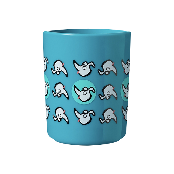 Vaso antivuelco super cup 190 ml Verde
