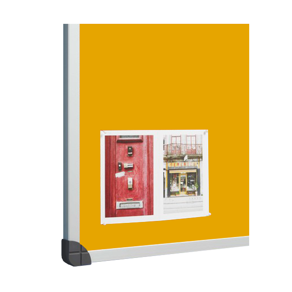 Tablero corcho tapizado 760 100x120 cm Naranja