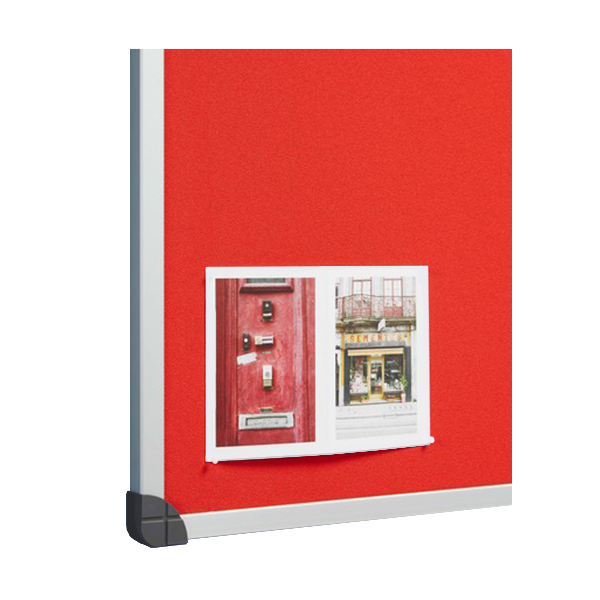 Tablero corcho tapizado 760 100x120 cm Rojo