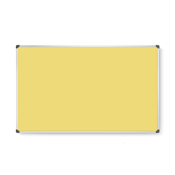 Tablero corcho tapizado 760 100x150 cm Amarillo