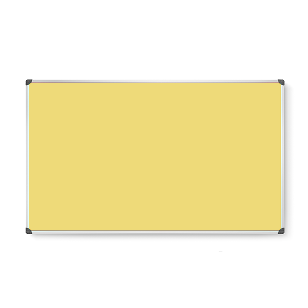 Tablero corcho tapizado 760 100x175 cm Amarillo