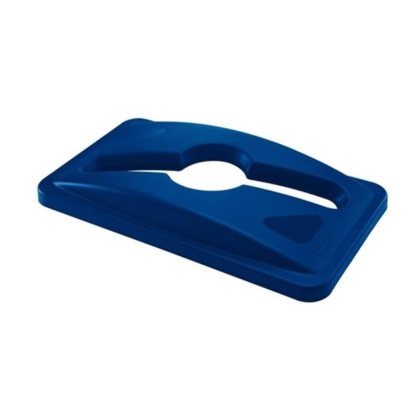 Tapa Azul botella y papel contenedor slim jim (FG3540)