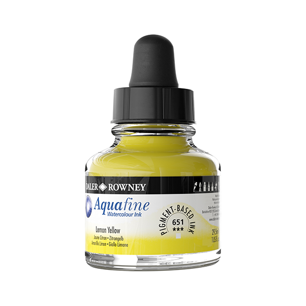 Aquafine tinta Amarillo limón. Bote 25,9 ml