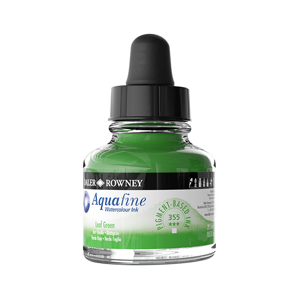 Aquafine tinta Verde hoja. Bote 25,9 ml