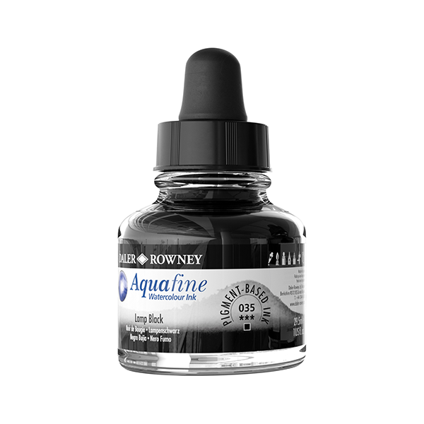Aquafine tinta Negro bujía. Bote 25,9 ml