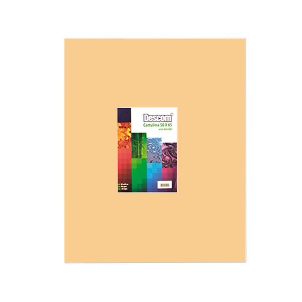 Pack 25 h. cartulina Crema 50x65 cm