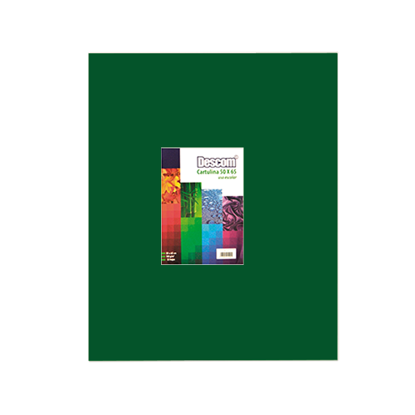 Pack 25 h. cartulina Verde Forest 50x65 cm