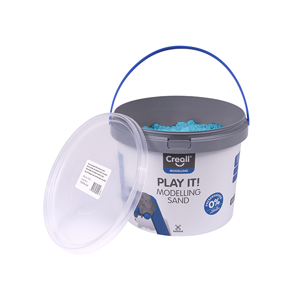 Arena colores para modelar Creall Azul 750 g