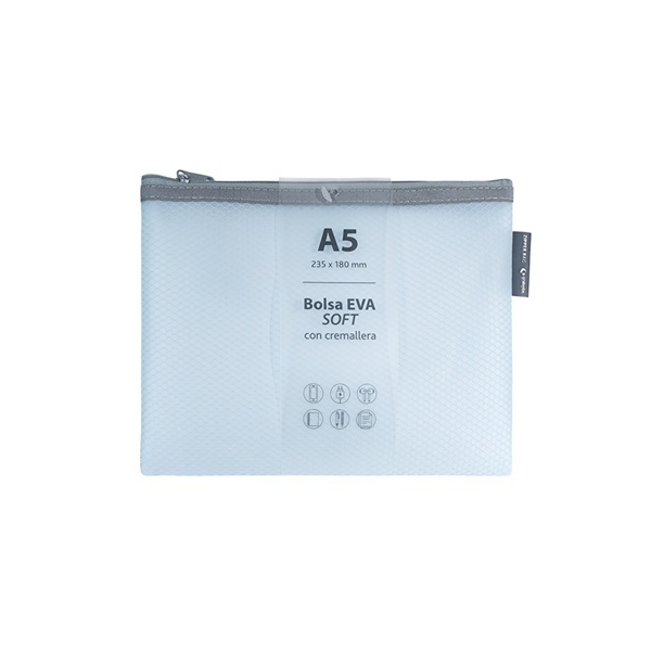 Bolsa cremallera EVA-BAG A5 Azul
