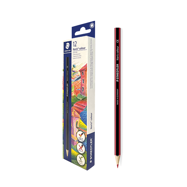 Caja 12 lápiz Staedtler185 Rojo