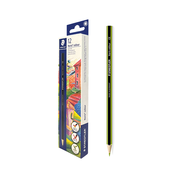 Lápiz Staedtler 185 Verde claro. Caja 12 u.