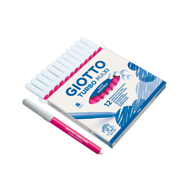 Rotulador Giotto Turbo Maxi Magenta. Caja 12 - Material escolar, oficina y  nuevas tecnologias