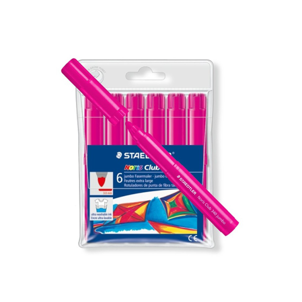 Rotulador Staedtler Noris-340 Rosa. Estuche 6