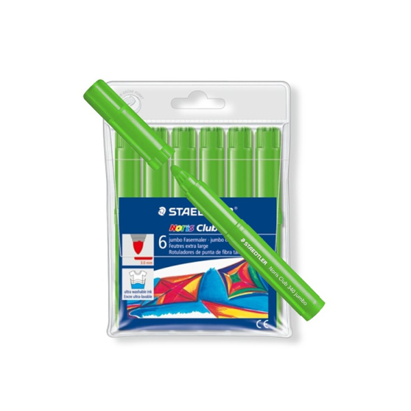 Rotulador Staedtler Noris-340 Verde claro. Estuche 6