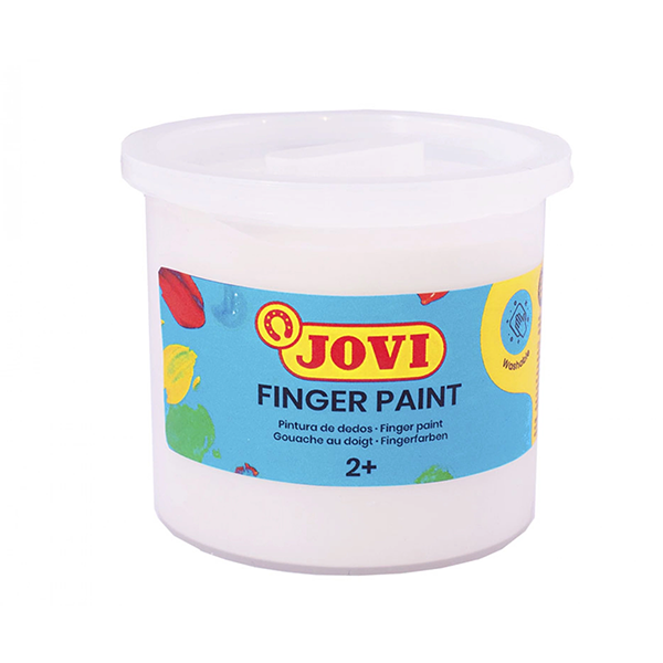 Pintura dedos Jovi 125 ml. Blanco