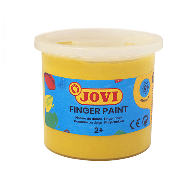 Pintura dedos Jovi 125 ml. Amarillo