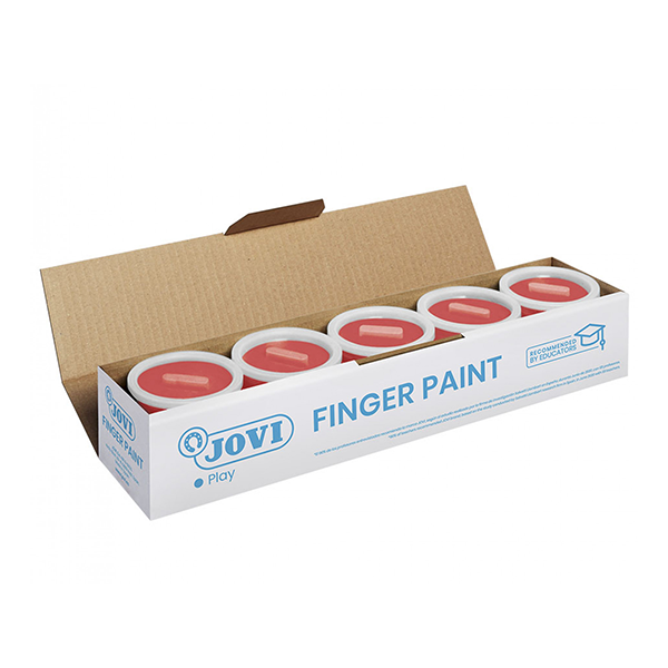 Pintura dedos Jovi 125 ml Rojo