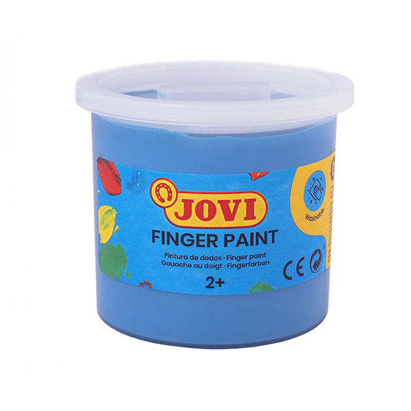 Pintura dedos Jovi 125 ml. Azul
