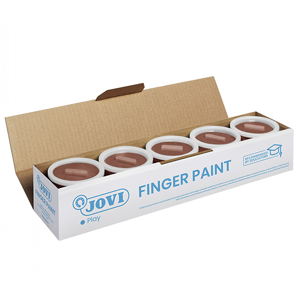 Pintura dedos Jovi 125 ml Marrón