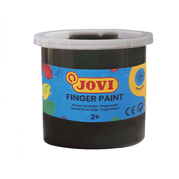 Pintura dedos Jovi 125 ml Negro
