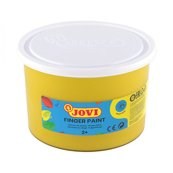 Pintura dedos Jovi 500 ml Amarillo