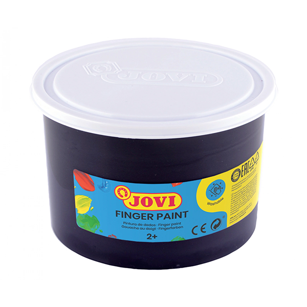 Pintura dedos Jovi 500 ml Negro