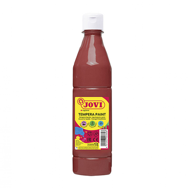 Témpera líquida Jovi 500 ml Marrón