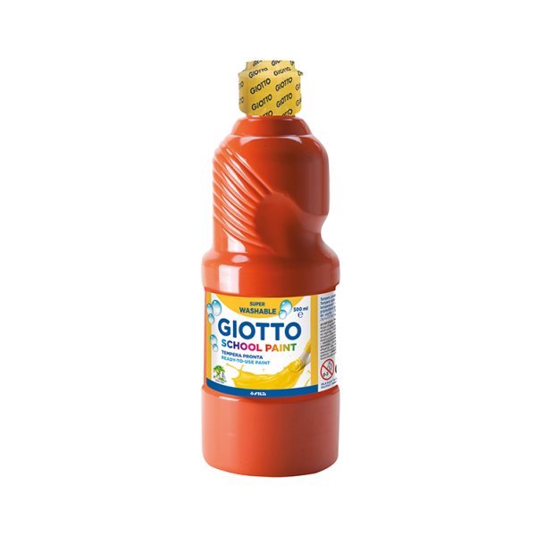 Témpera líquida Giotto 500 ml. Rojo