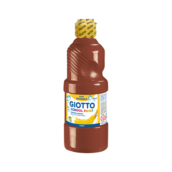 Témpera líquida Giotto 500 ml Marrón