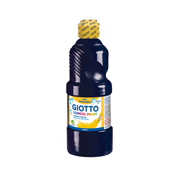Témpera líquida Giotto 500 ml. Negro