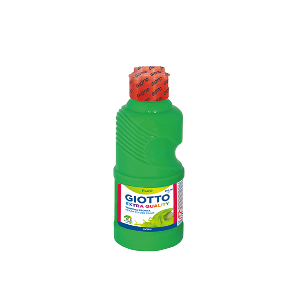 Témpera fluorescente Giotto 250 ml Verde