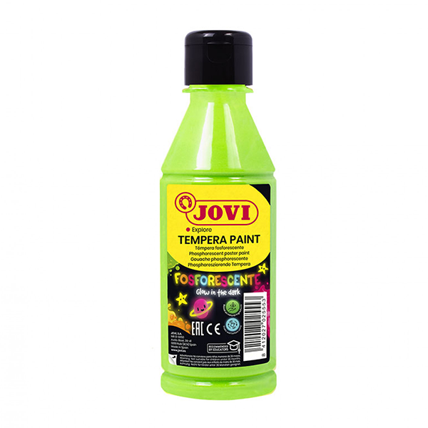 Témpera fosforescente Jovi 250 ml Verde