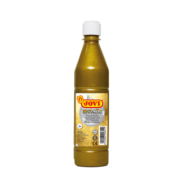 Témpera líquida Jovi metalizada 500 ml Oro