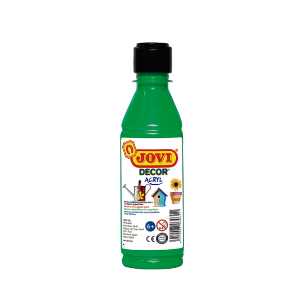 Pintura multiuso Jovidecor 250 ml. Verde medio