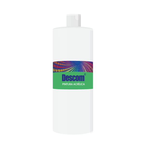 Pintura acrílica 500 ml. Blanco. Uso escolar