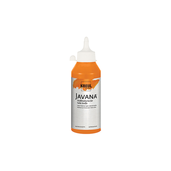 Pintura textil Javana 250 ml. Naranja