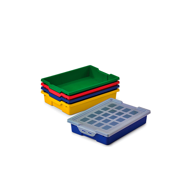 Amabilidad Subrayar queso Caja almacenamiento con tapa 42x31x7,3 Azul - Material escolar, oficina y  nuevas tecnologias
