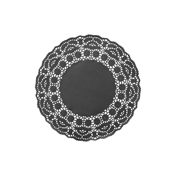 Blonda Ø11 cm Negro. Pack 12