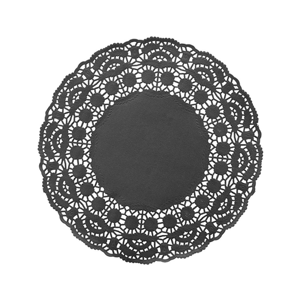 Blonda Ø19 cm Negro. Pack 12