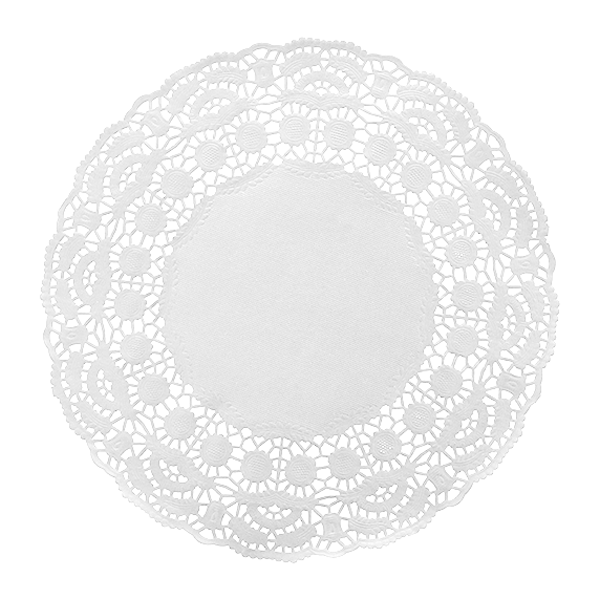 Pack 12 blondas Ø27 cm Blanco