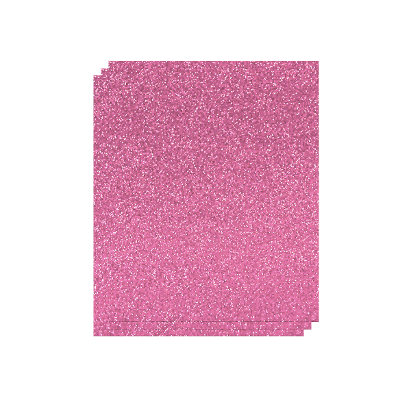 Plancha Eva 40x60 cm purpurina Rosa. Bolsa 3 u.