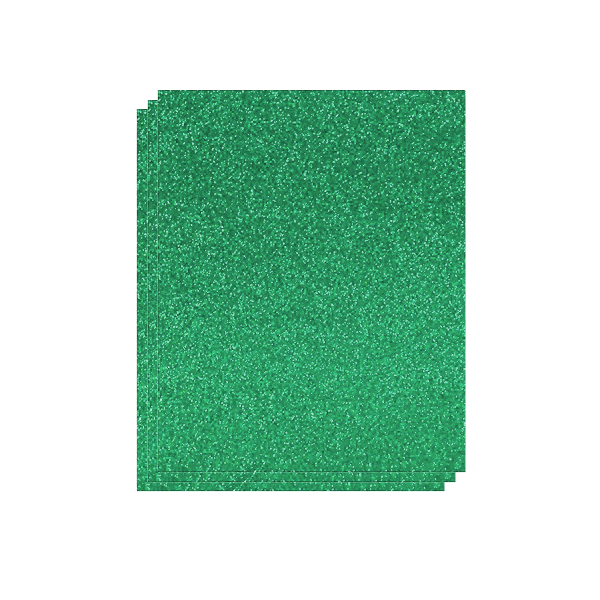 Plancha Eva 40x60 cm purpurina Verde claro. Bolsa 3 u.