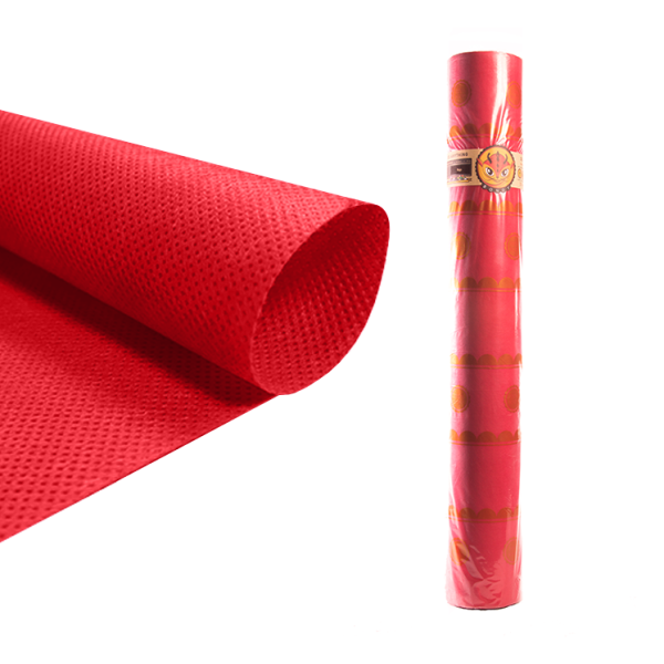Rollo tejido bondy Rojo 80 cm x 25 m