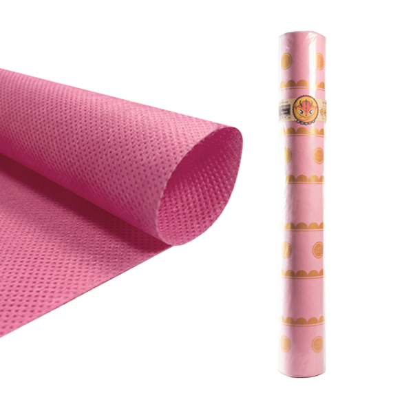 Rollo tejido bondy Rosa 80 cm x 25 m
