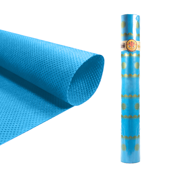 Rollo tejido bondy Azul 80 cm x 25 m