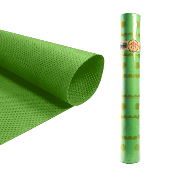 Rollo tejido bondy Verde claro 80 cm x 25 m