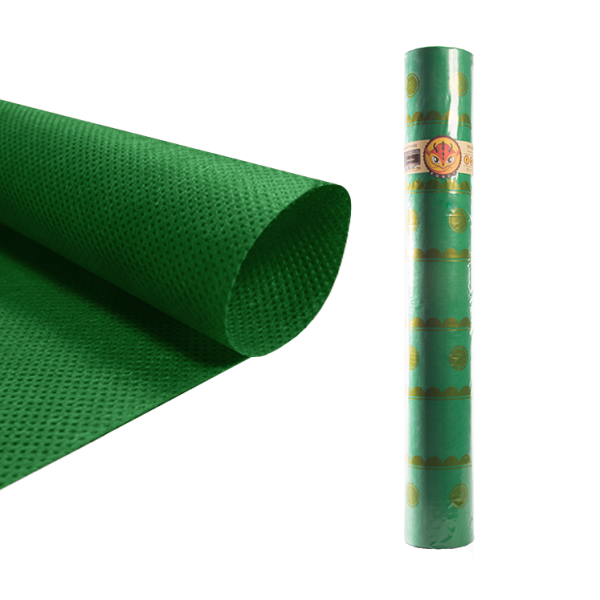Rollo tejido bondy Verde Osc. 80 cm. x 25 m.