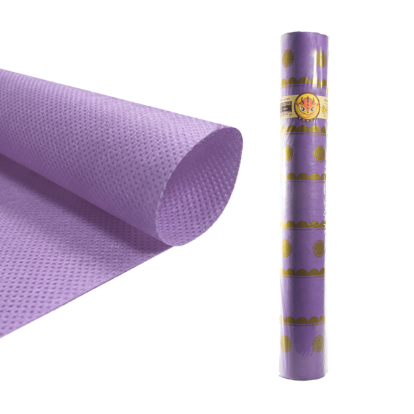 Rollo tejido bondy Lila 80 cm x 25 m