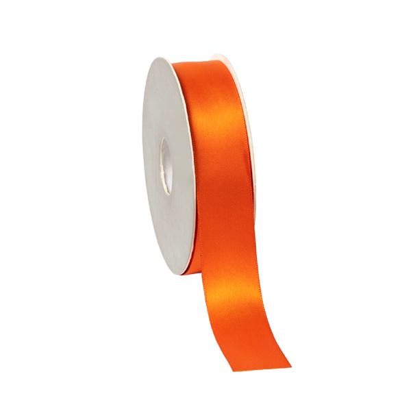 Cinta de raso 2,5 cm x 25 m Naranja